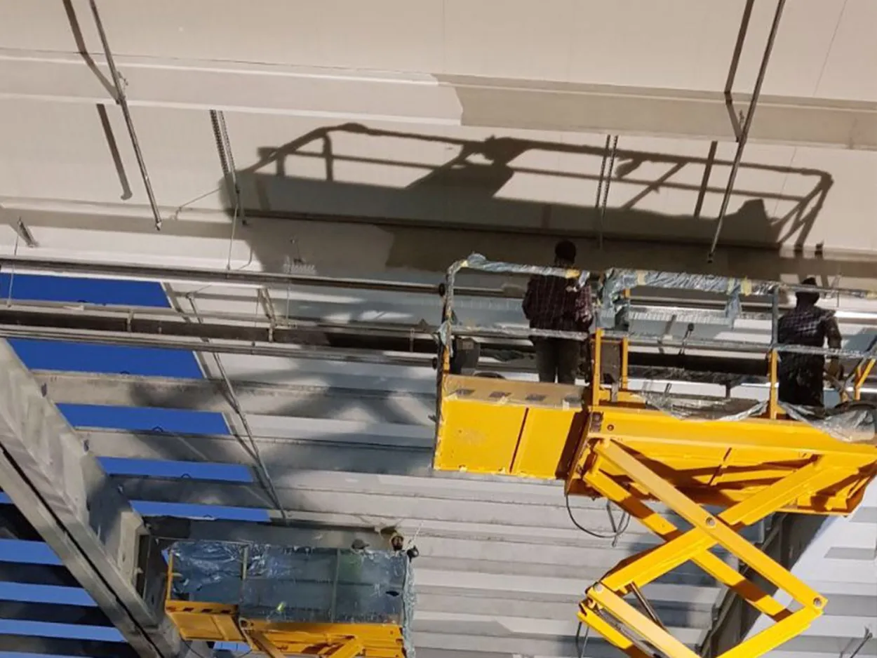 Vestel Kurutma Makinesi Fabrikası Prefabrik Aşıkların Boyanması