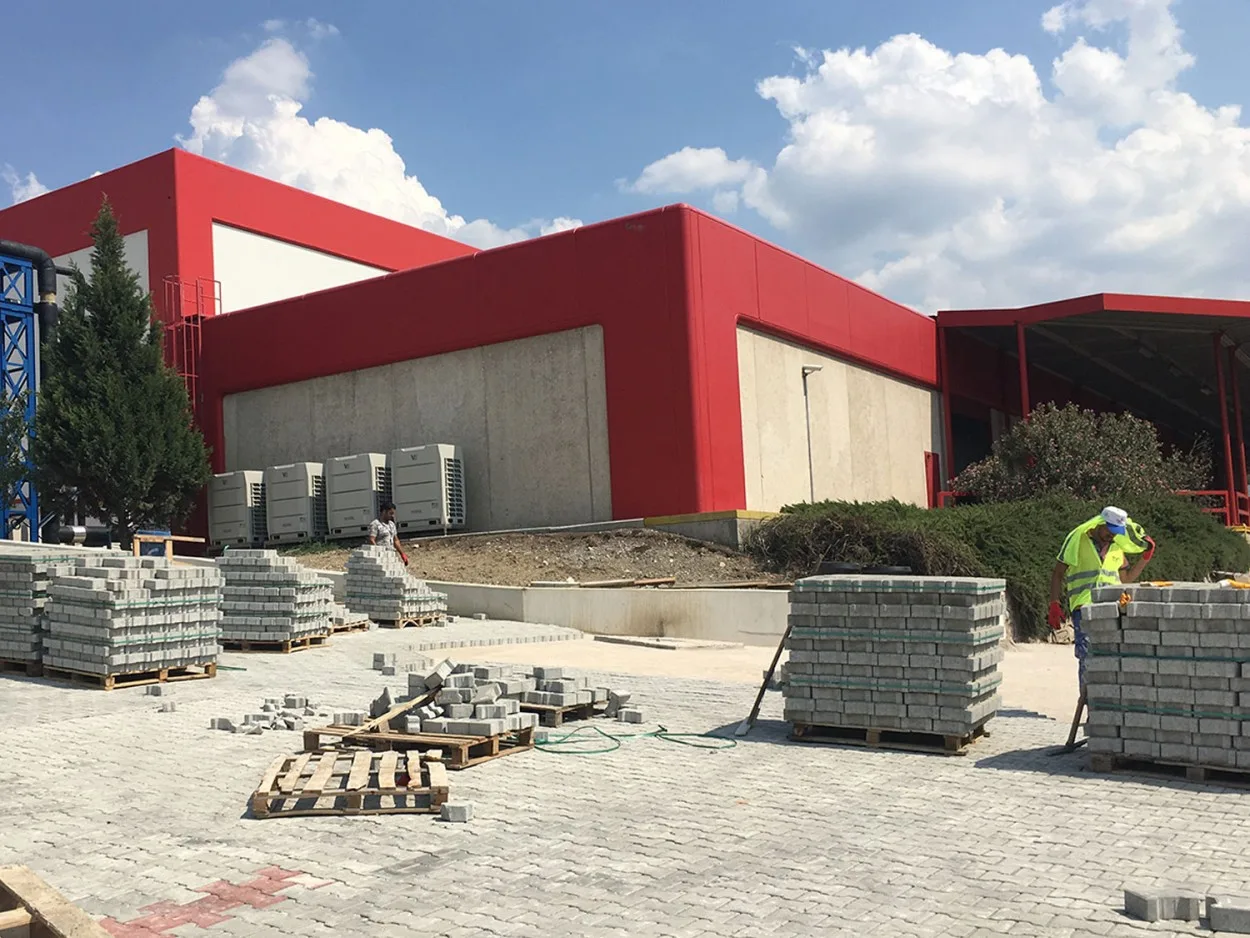 Vestel Kurutma Makinesi Fabrikası Kilit Parke ve Bordür İşleri